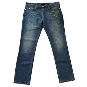True Religion Rocco Relaxed Skinny Jeans Size 36 SN Flap 36 x 32 New With Tags